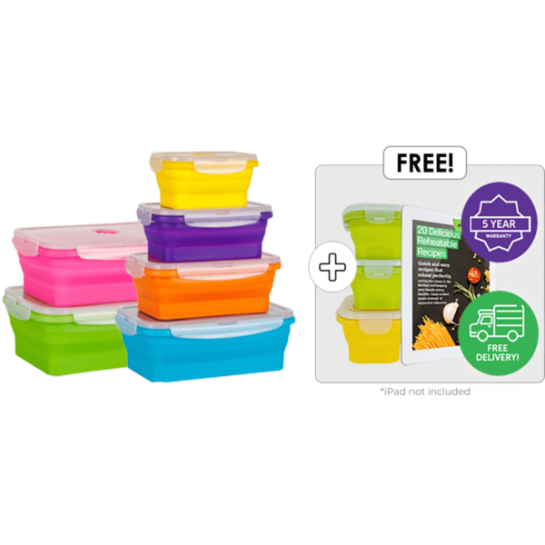 Flat Stacks Signature Set + Large Set + FREE Snack Pack + eCookBook