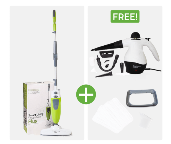Smart Living Steam Mop + FREE Steam Jr