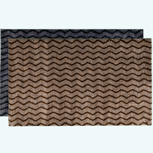 KLEANstep All Season Mud Mats (1 Brown Mix + 1 Black/Grey mat)